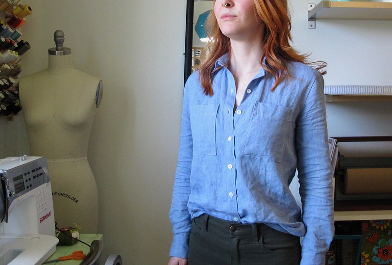 Linen Archer Button-Up Shirt