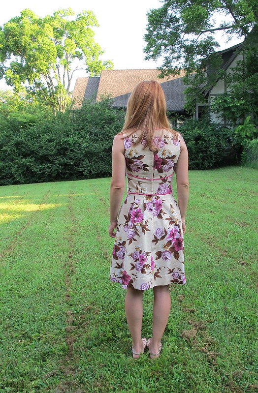 Gertie Surplice Bodice Floral Dress