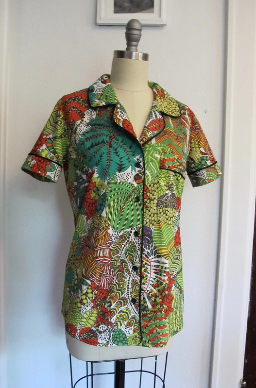 Liberty Carolyn PJs - on dressform