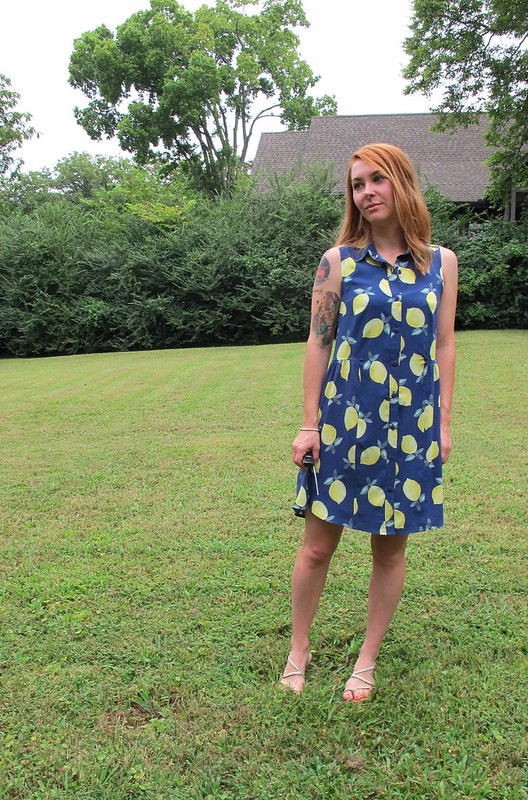 Lemon Rayon Alder Dress