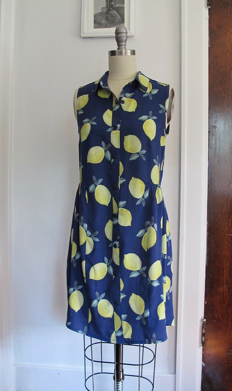 Lemon Rayon Alder Dress