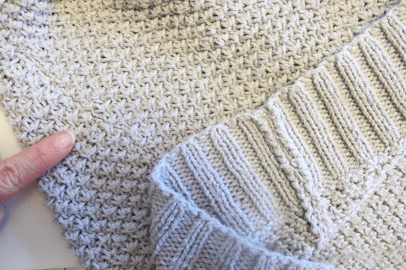 Martine Sweater- seaming!