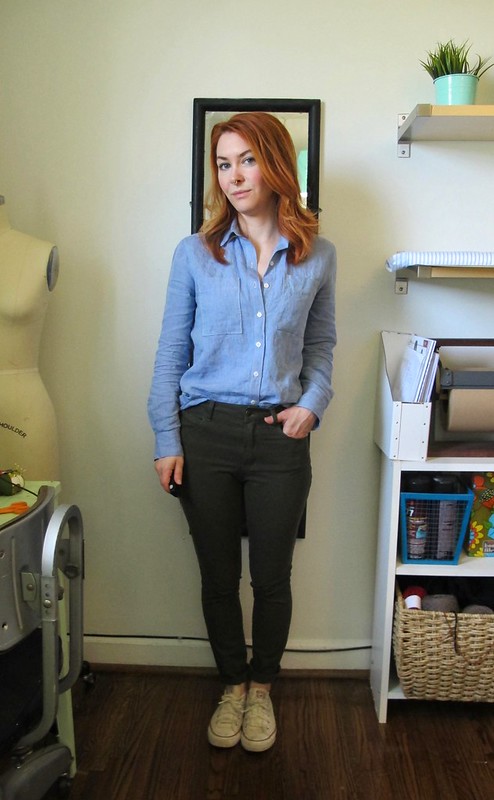 Linen Archer Button-Up Shirt