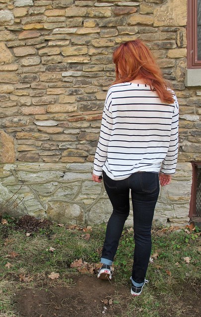 Ginger Jeans made with Robert Kaufman Denim