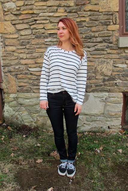 Ginger Jeans made with Robert Kaufman Denim