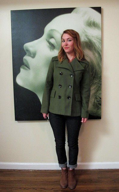 Re-Lining a Coat - after