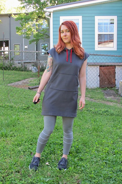 French Terry Stella Hoodie Dress