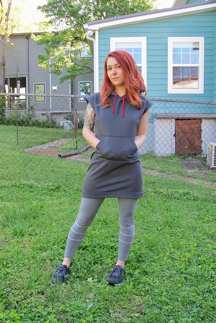 French Terry Stella Hoodie Dress