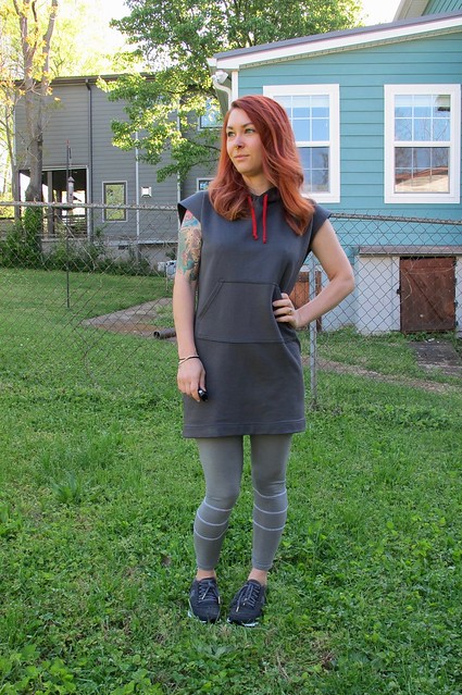 French Terry Stella Hoodie Dress