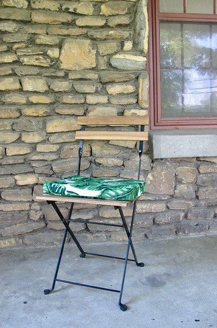 Chair Cushions made with Mood Fabrics