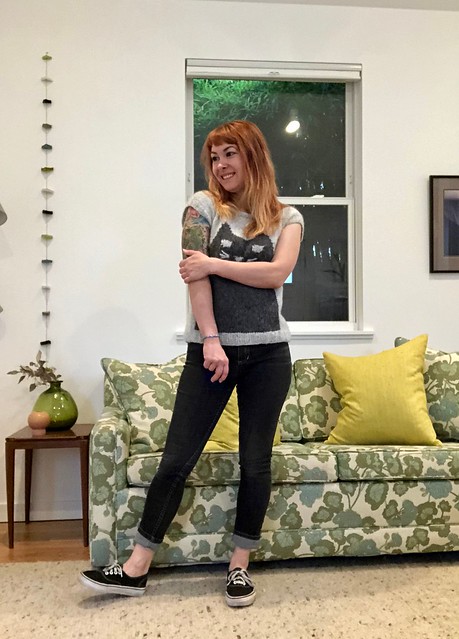 Professor Meow sweater