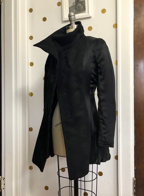 Quart Coat made with Alexander McQueen fabric