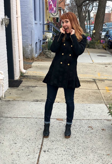 Quart Coat made with Alexander McQueen fabric