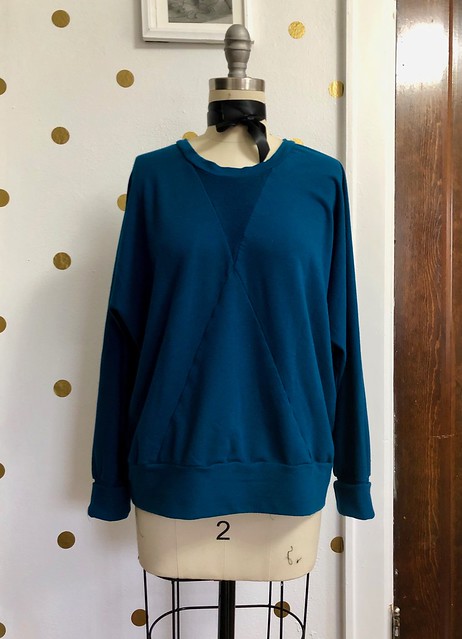 Pinnacle Sweatshirt made with Mood Fabrics
