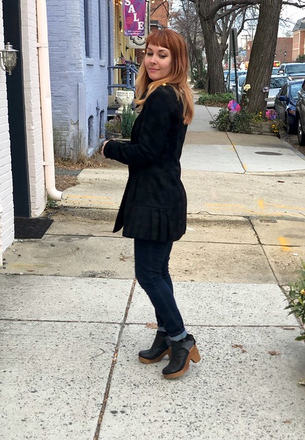 Quart Coat made with Alexander McQueen fabric