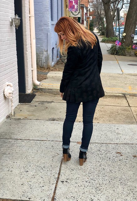 Quart Coat made with Alexander McQueen fabric