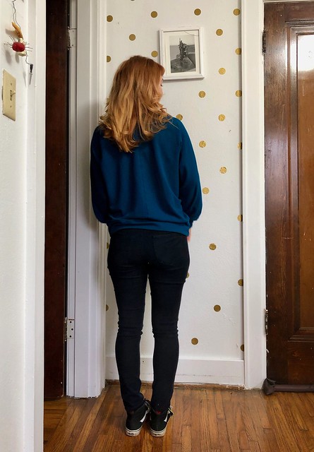 Pinnacle Sweatshirt made with Mood Fabrics