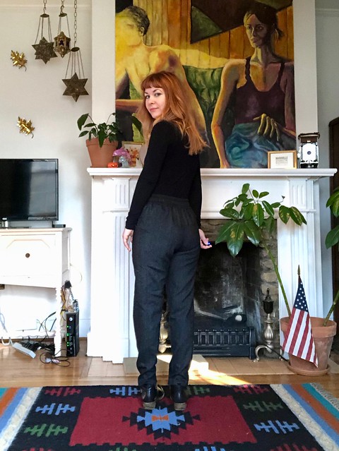 Palisade Pants made with Mood Fabrics