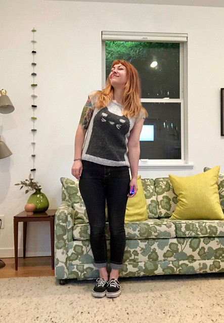 Professor Meow sweater