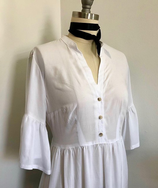 Rayon Lawn Myosotis Dress