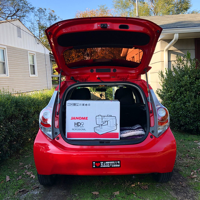 2019: New sewing machine