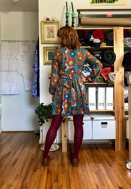 Rayon Crepe Magnolia dress