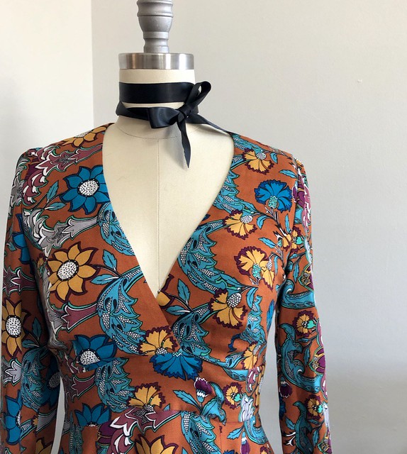 Rayon Crepe Magnolia dress