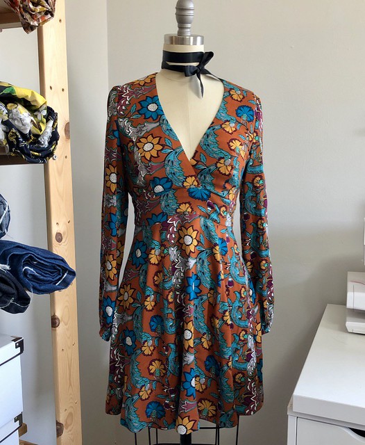 Rayon Crepe Magnolia dress