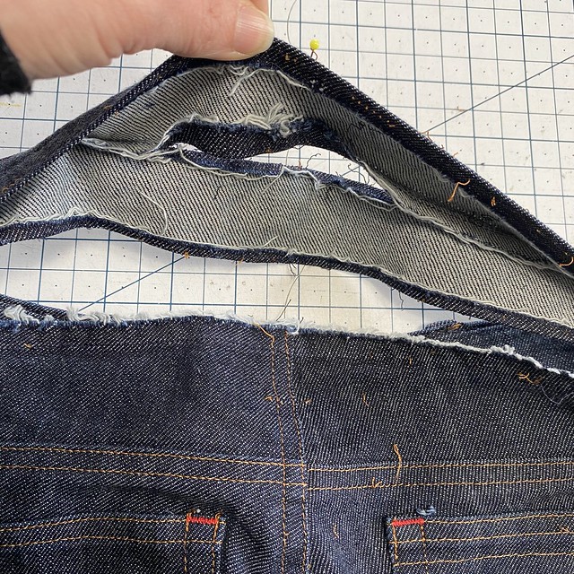 Jeans Alteration: Waistband