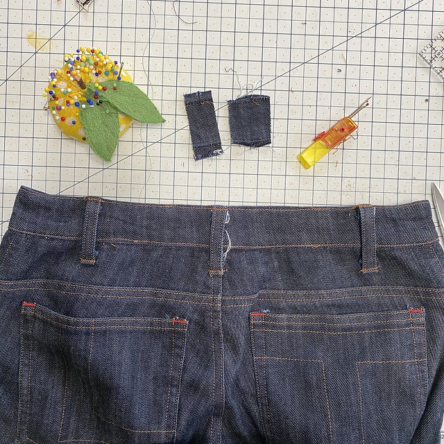 Jeans Alteration: Waistband